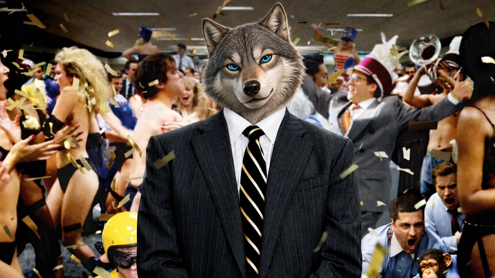 The Wolf of Wallstreet on the trading floor